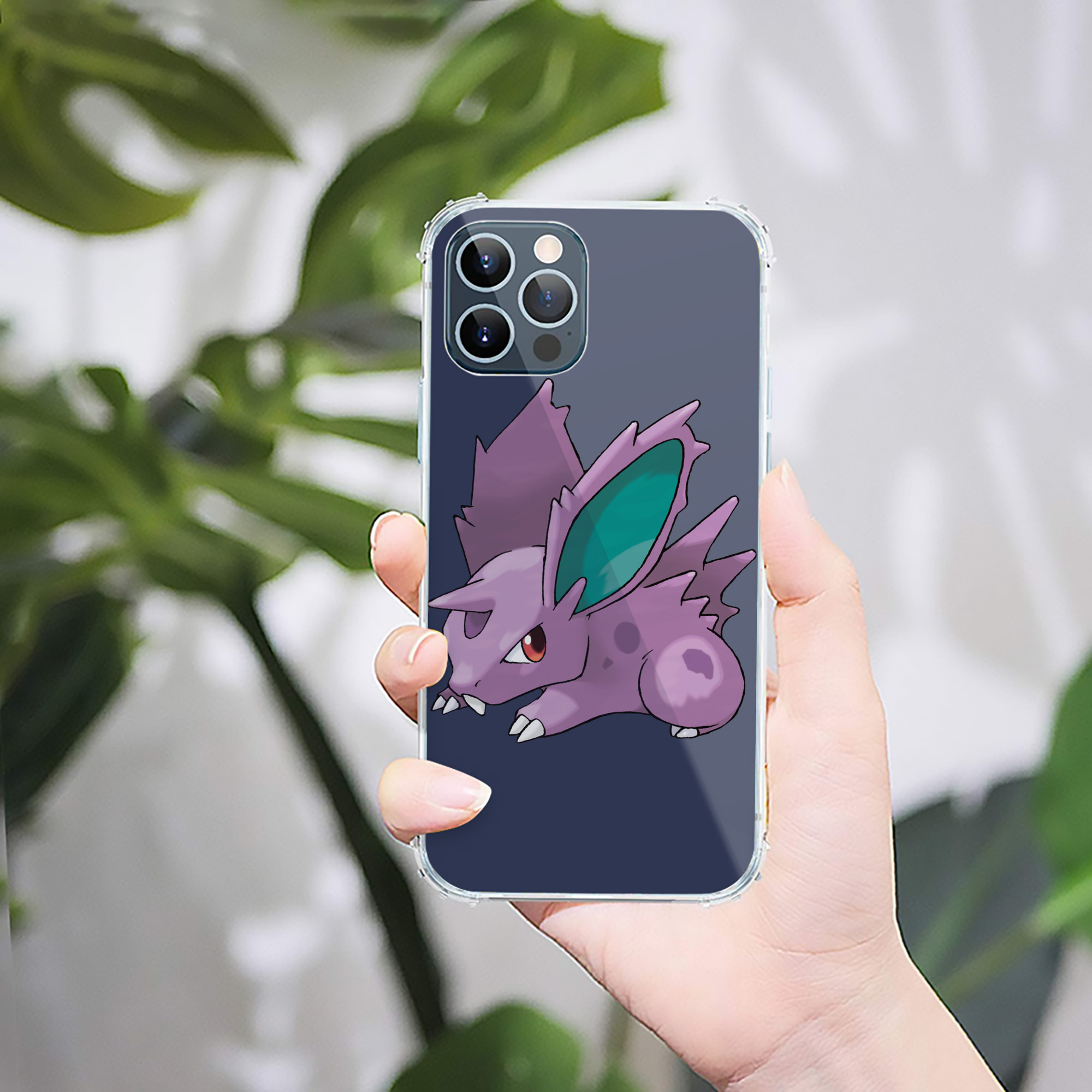 （画像用） ポケットモンスター Pokémon 【iPhone 12シリーズ対応】透明スマホケース（クリアソフトケース）